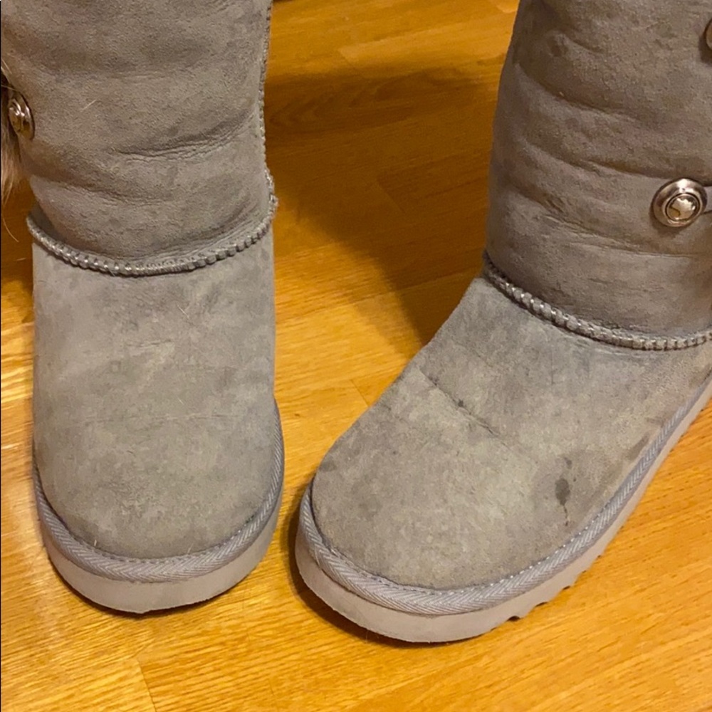 Australia Luxe Nordic Angel gray fur boots - Picture 8 of 11
